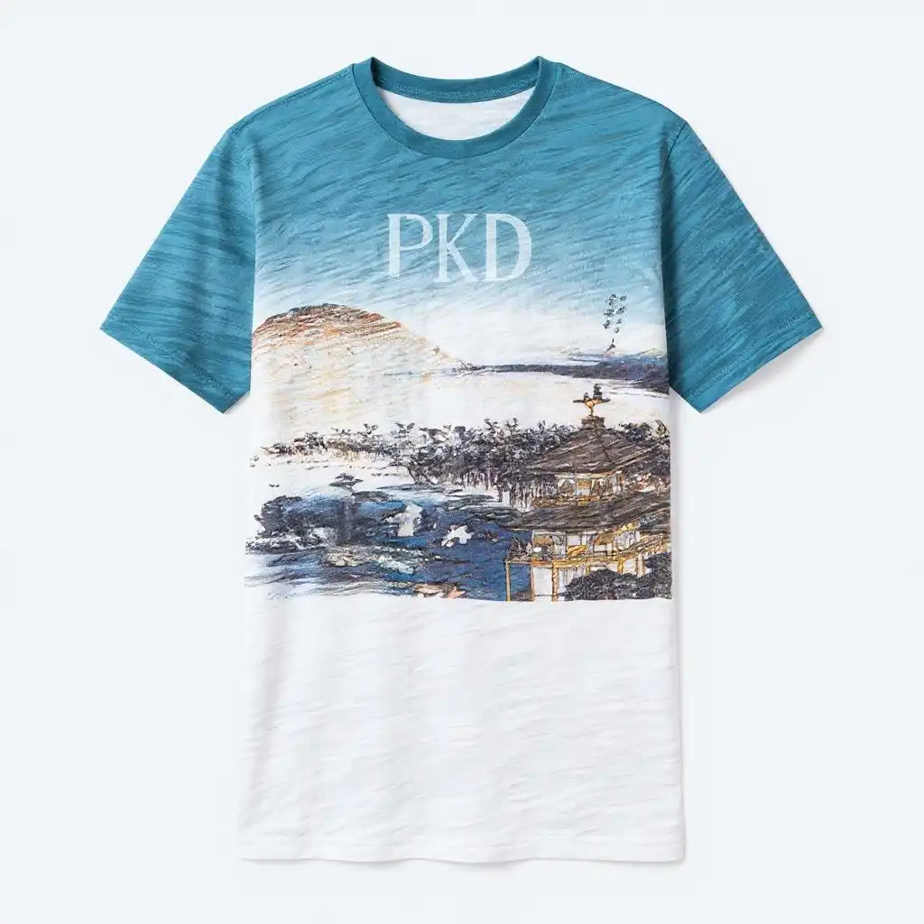 Dip Dye Graphic T Shirt Manufacturer For Germany