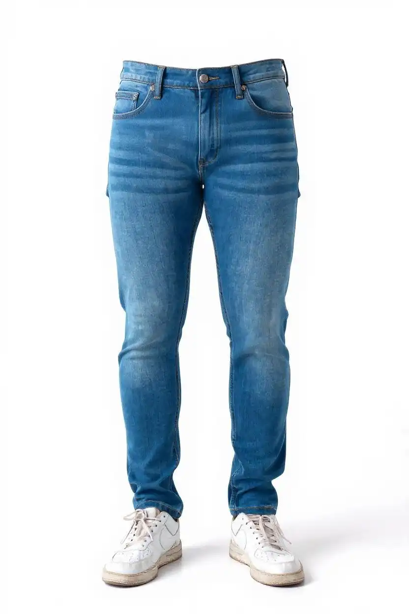 Slim Fit Mid Blue Jeans Factory For Luxembourg
